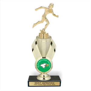 11" Mascot Cross Country Trophy