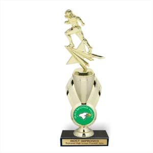 11" Mascot   Football Trophy