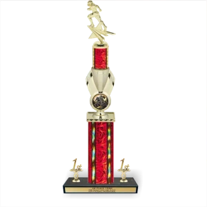 Classic Mascot  Football Trophy