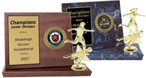 Large Classic Billboard Soccer Plaque Plaque