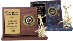 Large Classic Billboard Volleyball Plaque Plaque