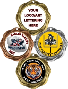 Fusion Full Color Football Medallion