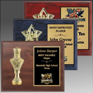 Classic Chess Figure Plaque
