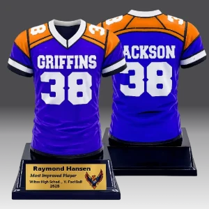 Premium Football Jersey Sculpture