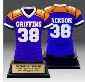 Premium Football Jersey Sculpture