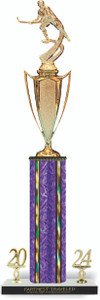 Traditional Rectangular Column Trophy with Riser and Side Trims -T2123 Traditional Rectangular Column Trophy with Riser and Side Trims -T2123
