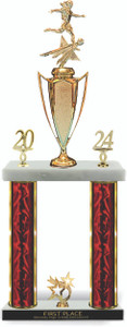 Traditional Dual Column Trophy with Riser Traditional Dual Column Trophy with Riser