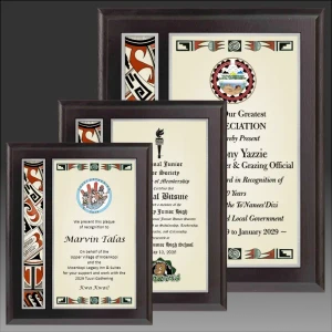 "Traditional" Native Heritage Plaque