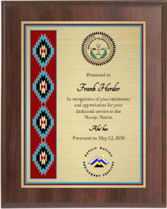 Gold Series Native Heritage Plaque