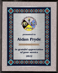 " Granite" - Native Heritage Plaque " Granite" - Native Heritage Plaque