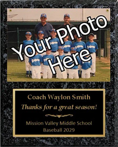 Photo Plaque With 5 x 7 Photo