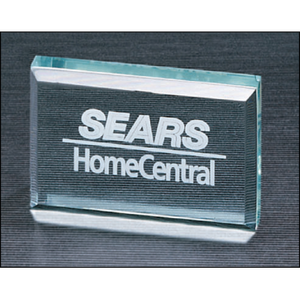 Rectangular Jade Acrylic Paper Weight - 4" x 2.5" Rectangular Jade Acrylic Paper Weight - 4" x 2.5"