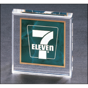Emerald Marble Square Acrylic Paper Weight - 3 3/4" x 3 3/4" Emerald Marble Square Acrylic Paper Weight - 3 3/4" x 3 3/4"