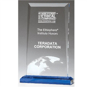 "Apex" Series Award with Blue Highlights