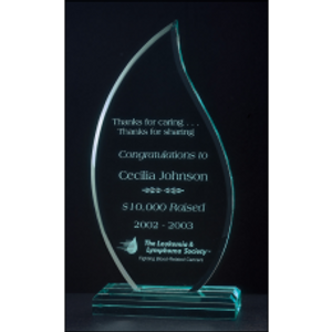 Flame Jade Acrylic Award Flame Jade Acrylic Award