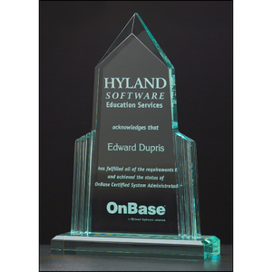 Spire Jade Acrylic Award Spire Jade Acrylic Award