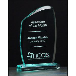 Wave Jade Acrylic Award Wave Jade Acrylic Award