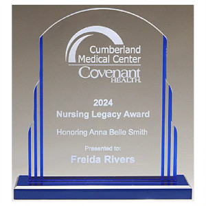 Art Deco Style Acrylic Award