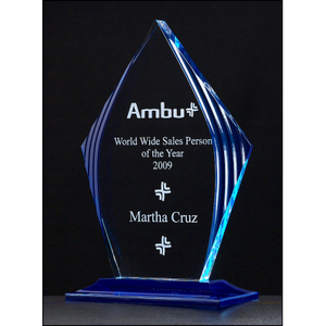 'Blue Diamond" Acrylic Award 'Blue Diamond" Acrylic Award