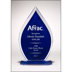 "Blue Flame" Acrylic Award "Blue Flame" Acrylic Award