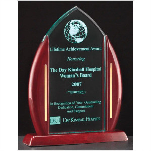 "Elegant Jade" Acrylic Award