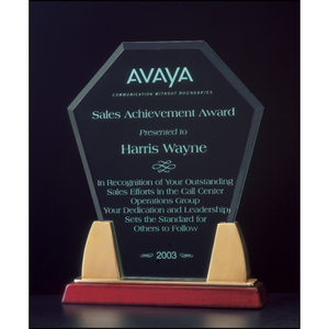 Diamond Jade Acrylic Award - 8 1/4" Tall Diamond Jade Acrylic Award - 8 1/4" Tall