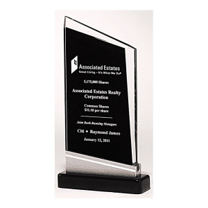 "Black" Zenith Series Glass Award