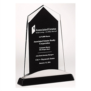 "Black" Apex Series Glass Award