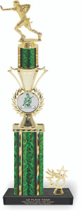Classic Mascot Trophy with Side Trim Classic Mascot Trophy with Side Trim