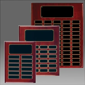 Rosewood Piano Finish Perpetual Plaques