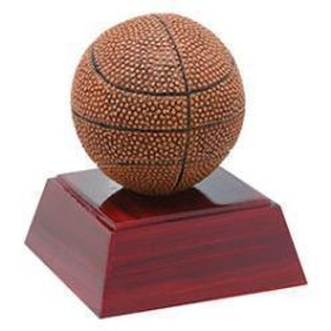 Basketball Resin Sculpture Trophy - 4" Tall Basketball Resin Sculpture Trophy - 4" Tall