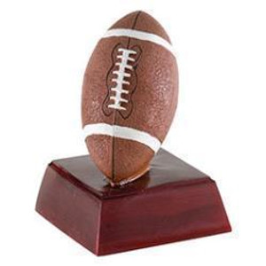 Football Resin Sculpture Trophy - 4" Tall Football Resin Sculpture Trophy - 4" Tall