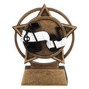 Music "Orbit" Resin Sculpture Trophy - 4 1/2" Tall Music "Orbit" Resin Sculpture Trophy - 4 1/2" Tall