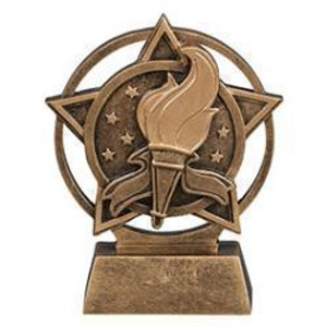 Victory "Orbit" Resin Sculpture Trophy - 4 1/2" Tall Victory "Orbit" Resin Sculpture Trophy - 4 1/2" Tall