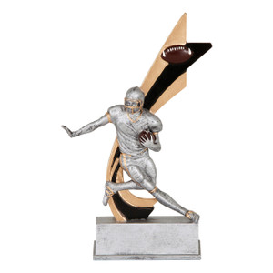 Football "Live Action" Resin Sculpture Trophy - 8" Tall Football "Live Action" Resin Sculpture Trophy - 8" Tall