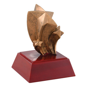 Stars Resin Sculpture Trophy - 4" Tall Stars Resin Sculpture Trophy - 4" Tall