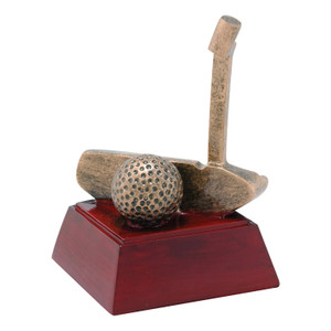 Golf Sculpture Trophy - 4" Tall Golf Sculpture Trophy - 4" Tall