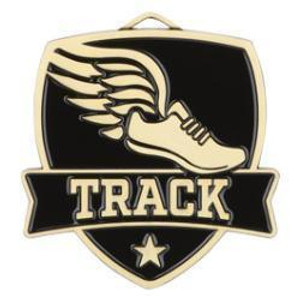 2" Track Shield Medal 2" Track Shield Medal