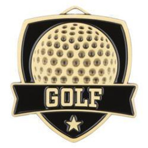2" Golf Shield Medal 2" Golf Shield Medal