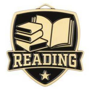 2" Reading Shield Medal 2" Reading Shield Medal
