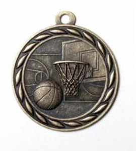 2" Basketball Medal 2" Basketball Medal