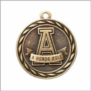 2" A-Honor Roll Medal 2" A-Honor Roll Medal