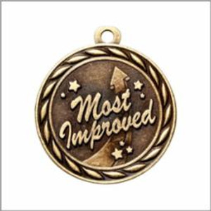 2" - Most Improved Medal 2" - Most Improved Medal