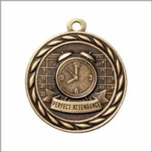 2" Perfect Attendance Medal 2" Perfect Attendance Medal