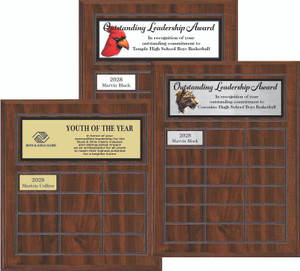 Economical Cherry Finish Perpetual Plaque Economical Cherry Finish Perpetual Plaque