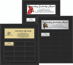 Economical Black Perpetual Plaque Economical Black Perpetual Plaque