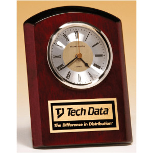 5" x 7" Rosewood Piano Finish Clock