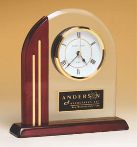 7 1/2" x 7 7/8" Arch Clock - BC919