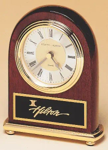 Rosewood Arch Piano Finish Clock