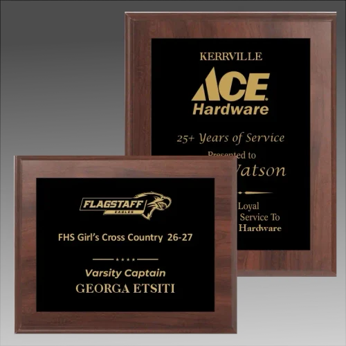 Economy Cherry Finish Plaque